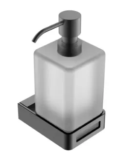 Дозатор для жидкого мыла Boheme Q 10957-GM оружейная сталь